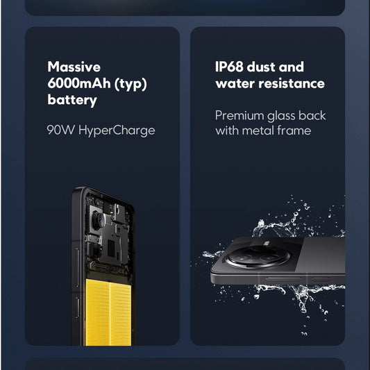 POCO F7 Pro 5G 12GB 256GB 512GB NFC Global Version Cellphone without Charger