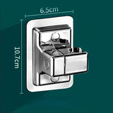 ABS Shower Head Holder Wall Mounted Shower Rack Self-adhesive Adjustable Rotatable Handheld Bracket Bathroom Accessories