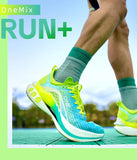 ONEMIX Trail Racing Running Shoes Cushion Breathable Mesh Stable Wearable Outdoor Carbon Plate Marathon Sport Training Sneakers