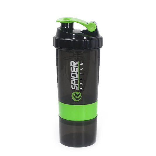 3-Layer Shaker Protein Bottle Powder Shake Cup Large Capacity Water Bottle Mixing Cup Body Building Exercise Mixing Bottle