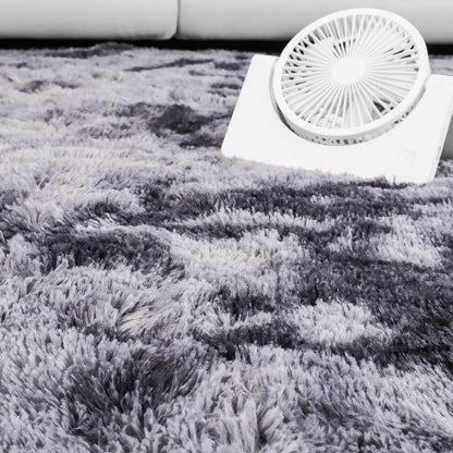 Soft Area Rugs for Living Room Non-Slip Thick Plush Carpets for Winter Anti-Slip Fluffy Artificial Velvet Rugs Soft Gray Carpets