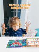 Montessori Busy Book for Kids Sticker Quiet Book Baby Early Educational Toy toddlers Matching Puzzles Game Learning Toys Gifts