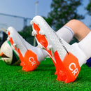 Professional Society Football Boot Men High-top Leather Lightweight TF/FG Five-a-side Soccer Shoes Childrens Football Shoes Kids