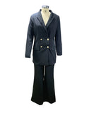 Women's Clothing 2023 Autumn New Solid Color Casual Suit Wide-leg Pants Suit Two-piece Suit Ensemble Femme 2 Pièces été
