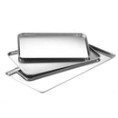 Rectangle Steamed Sausage Noodles Storage Trays Stainless Steel Fruit Dish Restaurant Hotel Kitchen Pastry Food Baking Plates