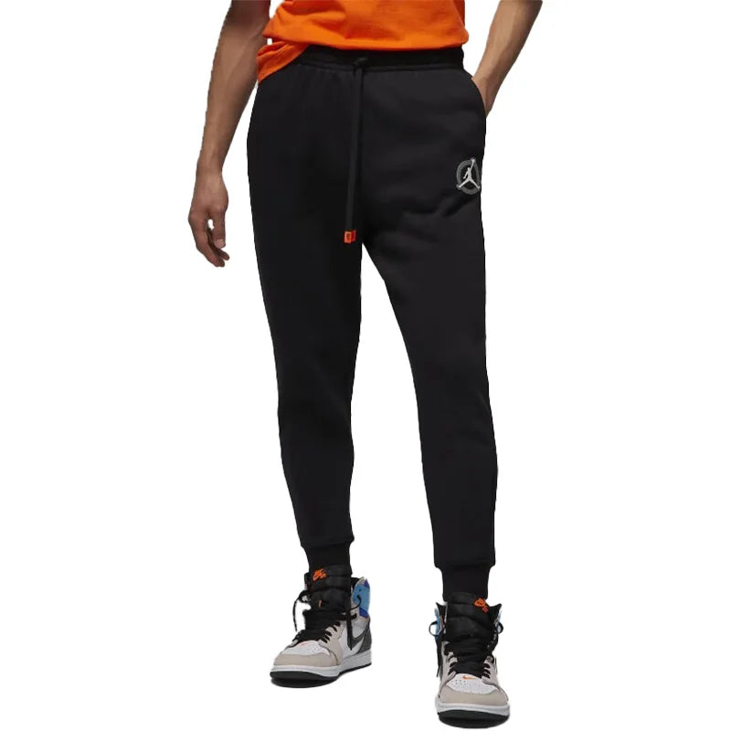 Nike Official Genuine Air Jordan Men's Fleece Casual Sports Pants DV7597-010