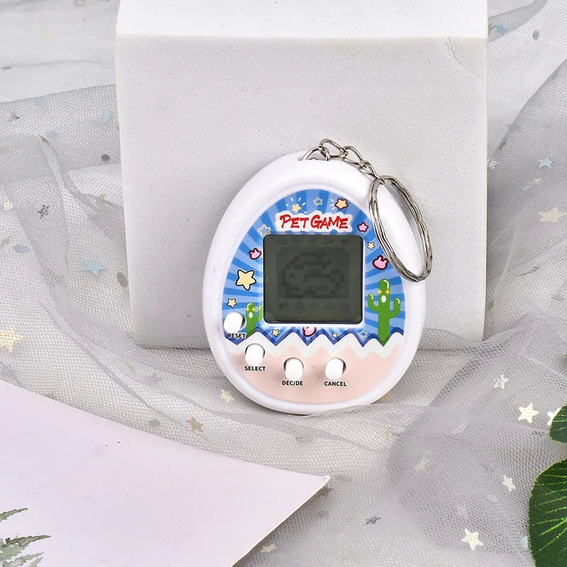 Mascotas electrónicas, juguetes virtuales, Tamagotchi, animales cibernéticos digitales nostálgicos, juguetes para niños.