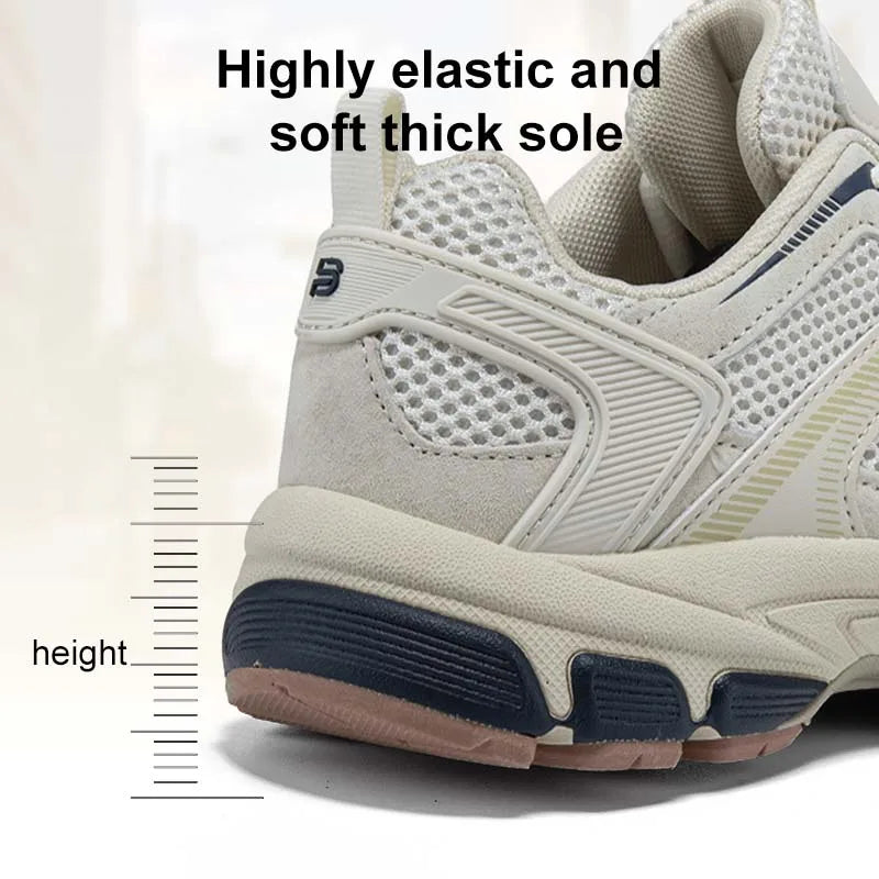 Baasploa Women Running Sneakers Mesh Breathable New Summer Walking Shoes Female Cushioning Elasticity Comfort Soft Sport Shoe