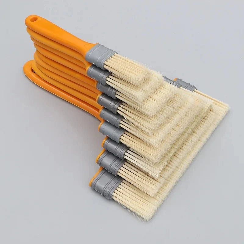 5PCS Multifunction Plastic Handle Paint Brushes for Wall and Furniture Paint Tool Set Painting Brushes Artist Paint Brushes