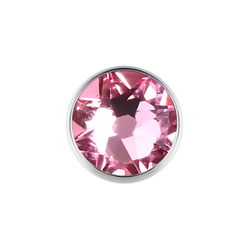 Piercing microdermal Medusa de titanio con cristal dérmico, superficie superior, 1,6 mm, 14 g, 3, 4, 5 y 7 mm, color de joya a elegir, 1 unidad