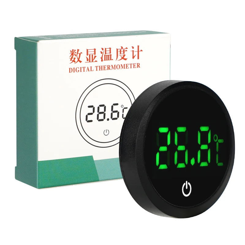 New Aquarium Self-Adhesive Thermometer Lcd Digital Fish Tank Mini Thermometers Large Screen Monitor Terrarium Temperature Meter