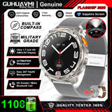 2026 New T-Rex3 Pro 1100mAh Battery Smart Watch GPS path 5ATM Waterproof Sports Run tracker Outdoors Compass Military Smartwatch