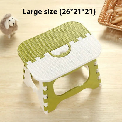 Amazing Folding Portable Lightweight Step Stool  Chairs Bathroom Kitchen Garden Folding Chair Plastic Outdoor Stool