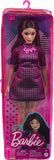 Original Mattel Barbie Fashionistas Doll Floral Dress with Sweet Casual Clothes and Accessories Toys for Girls Collection Gift