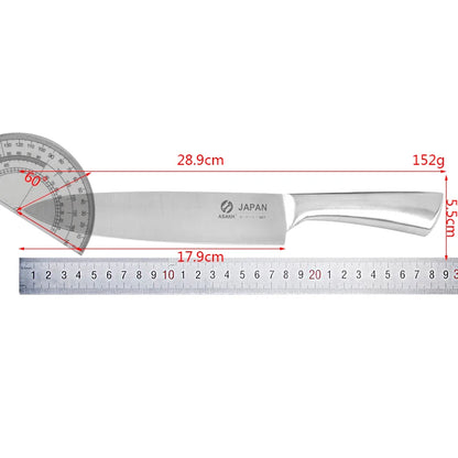 Juego de cuchillos de cocina de acero inoxidable, utilidad para pelar frutas, Chef serbio, rebanar pan, Juego de Cuchillos de Cocina japonés, accesorios, herramientas