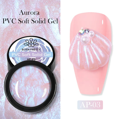 BORN PRETTY 5 IN 1 Clear Water Ripple Gel Polish 5ml No-wipe Top Coat Reinforcement Adhesive Nail-Shape Wave Gel Nail Polish