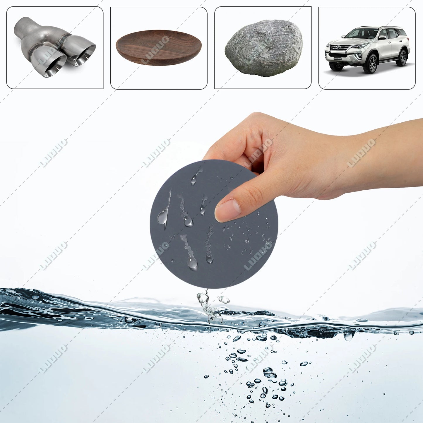 Round Wet Sanding Sheet Dry Polishing Sandpaper For Car Detailing Headlight Restoration Grinder Accessories Sanding Discs Paper