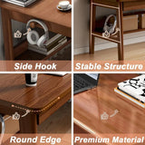 Solid Wood Desk, 63' Mid-Century Modern, Writing Desk, Home Office Workstation office furniture desk table corner desks