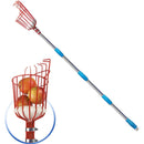Fruit Picker 260cm Adjustable Deep Basket Convenient Harvesting Fruit Collector Catcher Apple Peach Picking Garden Tools