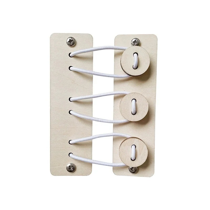 DIY Montessori  Busy Board Material Accessories Rainbow Card Water Pipe Aid Early Education Learning Skill Toy Wooden Toys Gifts