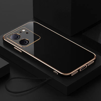 For Xiaomi 13T Pro Case Xiaomi 13T Cover MI 13T pro Phone case mi13t xiao mi 13t pro Luxury Square Plating Shockproof Back Cover