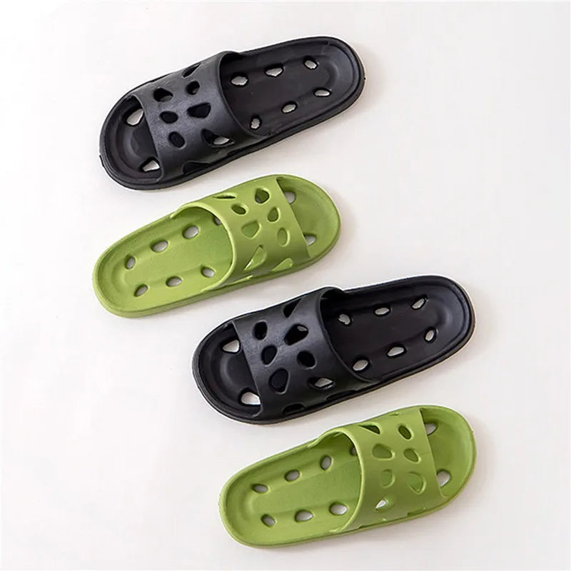 Summer Fashion Slippers Women's Shoes Cloud Slippers For Men Home Flat Sandals Massage Flip Flops Couples Bathroom Indoor Slides