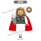 Marvel Avengers Superhero Building Blocks Iron Man Doctor Strange Hulk Thanos Spider-Man Venom Hawkeye Bricks Toys