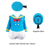 Anime Donald Duck Daisy Cosplay Costumes Boys Girls Prom Wear Kids Birthday Carnival Party Dress Up Stage Prop Cute Kids Clothes