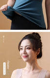 Women Winter Velvet Padded Vest Thermal Underwear Camisole Warm Sling Vest Tops 2-in-1 Built-in Bra Undershirt Intimate