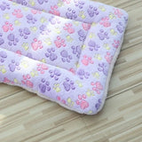 12 Color Dog Bed Mat Portable Pet Sleeping Bed Plush Blanket Washable Cat Bed Sofa Home Travel Comfort Warm Soft Flannel Blanket