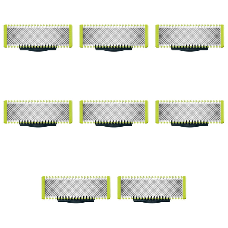 Shaver Replacement Blades ＆ Nose Hair Trimmer Replacement Heads for Philips OneBlade One Blade Pro Hybrid Electric Shaver Blades