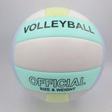 Official Size 5 Volleyball, Soft Indoor Outdoor Volleyball For Game Gym Training Beach Play, Volleyballs For Beginner, Teenager