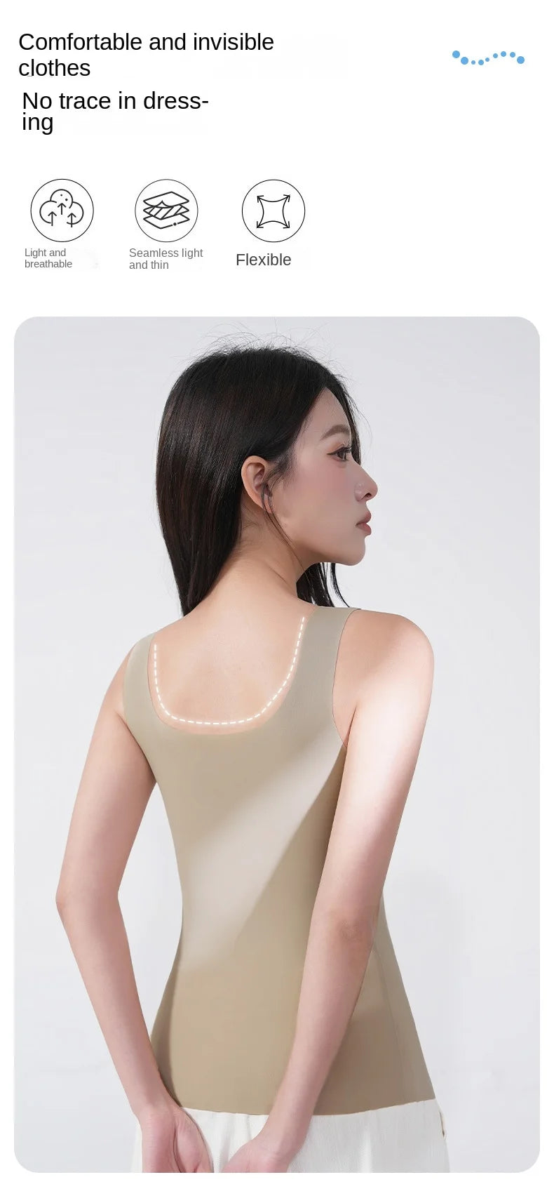 2 piezas/lote de camiseta sin mangas de seda sin costuras con almohadilla fija en el pecho para mujer, camisola sin mangas, ropa interior exterior, camisola de verano de alta elasticidad