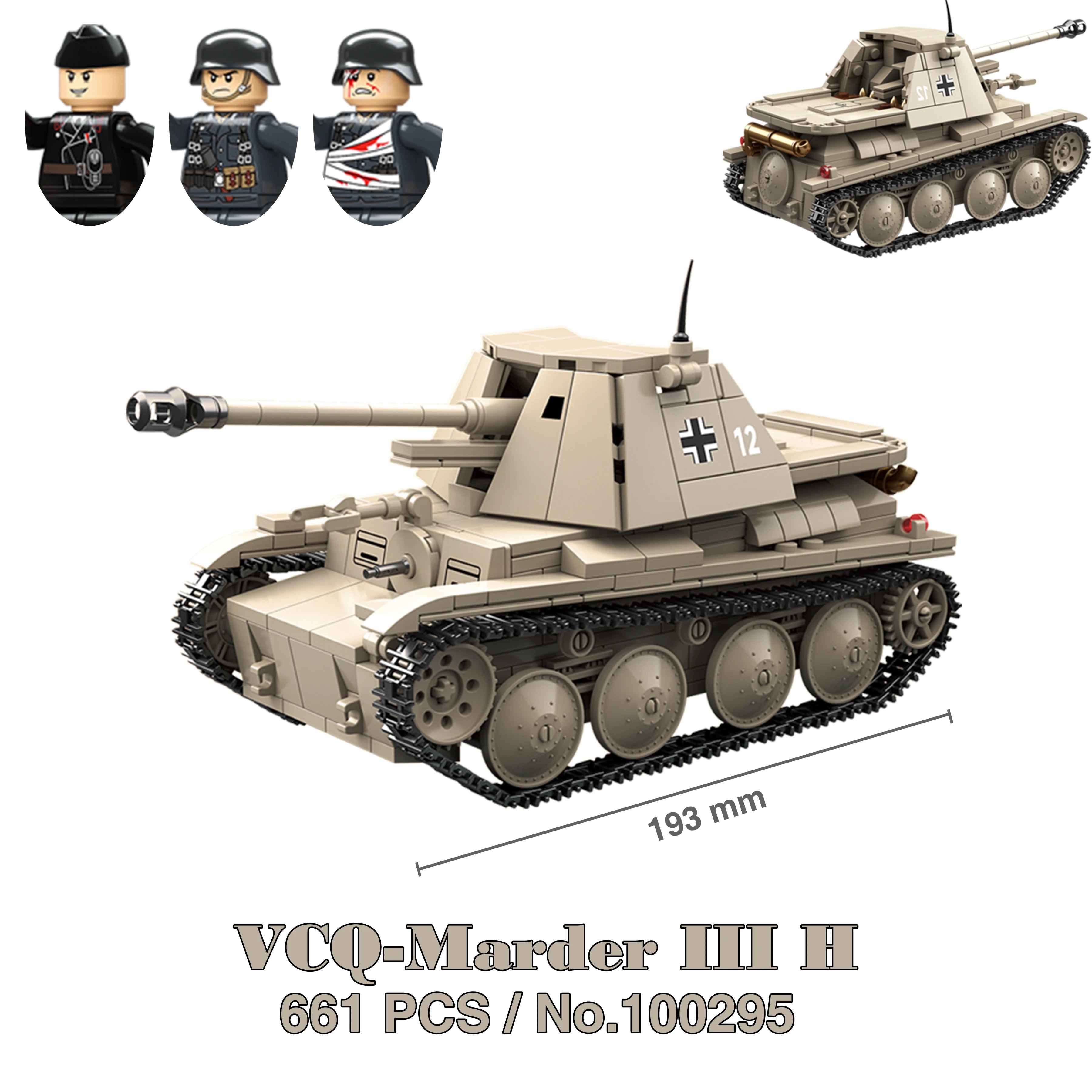 Military WW2 Tanks Tiger Sherman T34 Panzer Vehicle Airplane Army Soldier Weapons Model Building Block Brick Children Kids Toys