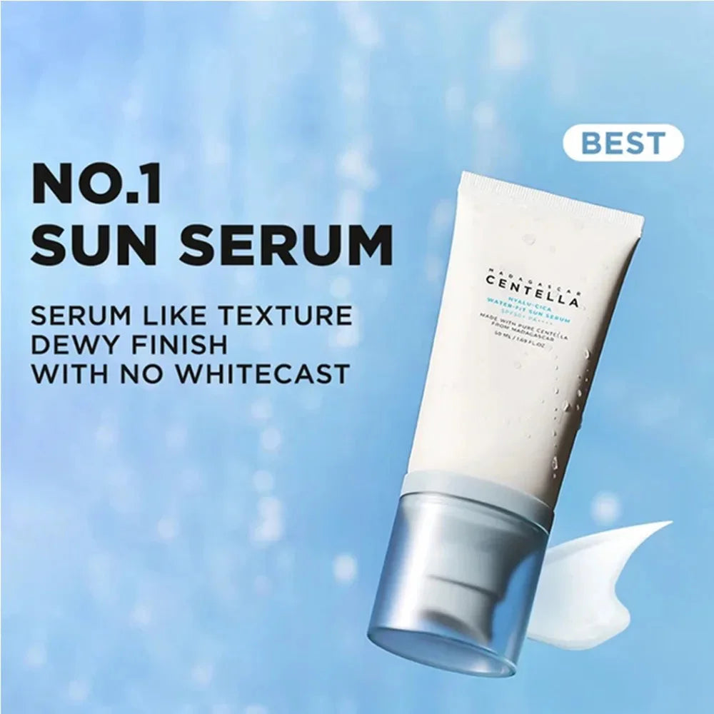 Original 50+ Facial Sunscreen Centella Protector UV Sun Sunblock Skin Whitening Cream Korean Moisturizing Protector Care Body