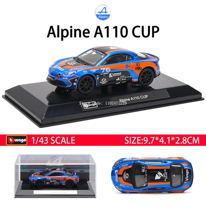Bburago 1:43 Toyota GR Yaris Porsche Lamborghini SC63 Alloy Luxury Vehicle Diecast Pull Back Cars Model Toy Collection Gift