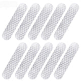 10-100Pcs Motorcycle Helmet Warning Reflective Stickers Night Safety Driving Decorative Strips Sticker Bicycle Moto Car Decals