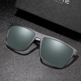 ZENOTTIC Polarized Sunglasses for Men Shades Lightweight TR90 Frame UV400 Protection Square Outdoor Travel Driving Sun Glasses