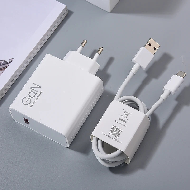 Xiaomi Original Charger Turbo Fast Charge 120W EU Hypercharge Gan Adapter For Mi 15 14T 13T Pro Redmi K80 K70E K60E Type C Cable