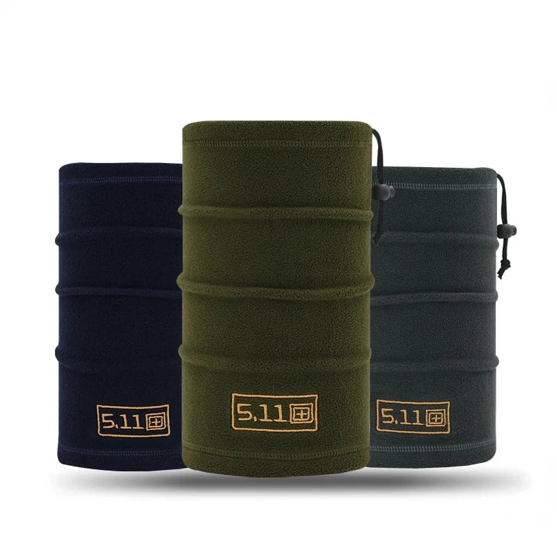 Gorro de lana coral cálido de invierno para hombre, bufanda, cuello, máscara facial de lana, unisex, táctico, militar, deportivo, bufanda, sombrero para mujer