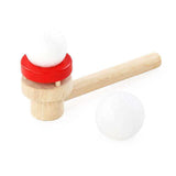 Classic Wooden Game Floating Ball Blow Pipe & Balls Blowing Toys Training Lung Capacity Montessori Early Learning Fun