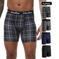 4pcs Set Mid-Long Boxer Shorts Men's Underwear Cotton Breathable Male Underpants for Men Homme Boxershorts Slips Soft Panties