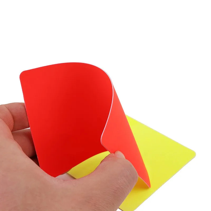 Silbato de árbitro de fútbol, ​​herramientas para tarjetas rojas y amarillas, balón de fútbol profesional, kit de árbitro de partido, equipo de supervivencia al aire libre