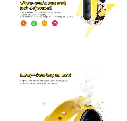 Pokemon Pikachu Dragon Ball Z Sport Casual Watches Led Silicone Watch Color Lovely Digital Children Wristwatch Clock Gift Toys