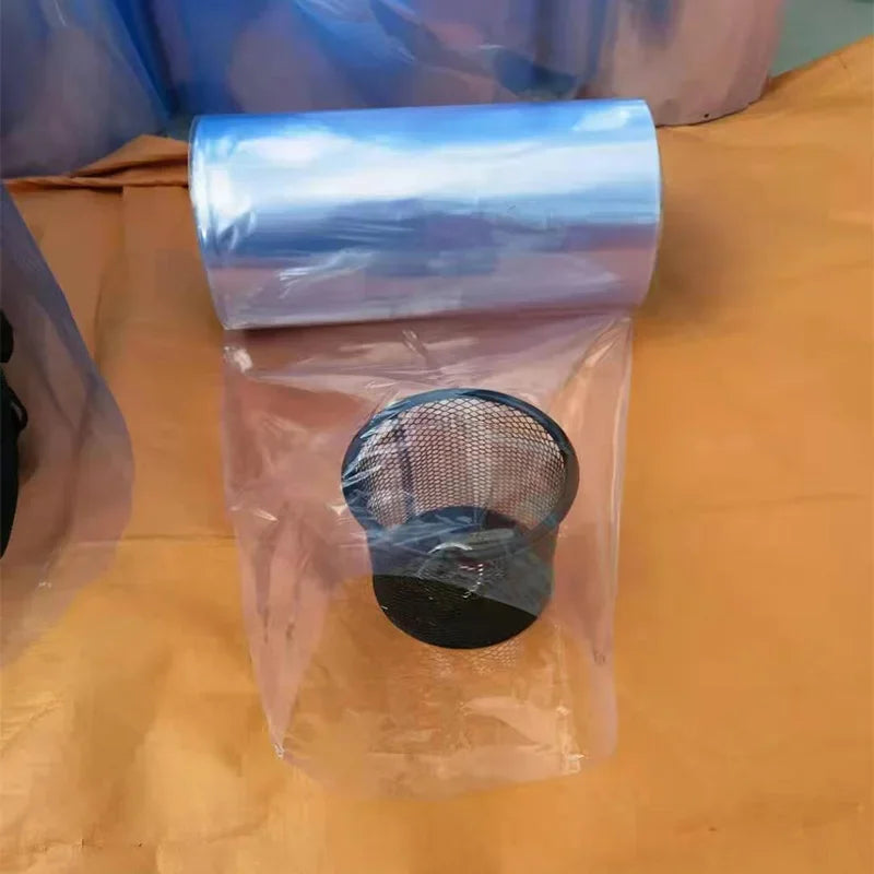 PVC heat Shrink Clear Film Membrane Plastic Cosmetic Book Box shoes Packaging Canister Hot Shrinkable tube Transparent cylinder