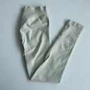 Impact Leggings Women Scrunch Seamless Yoga Legging Gym Sports Pants Low Waist Ribbed High Stretch Fitness Workout Tights 