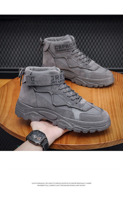 Men Boots Tactical Combat Boots for Men Outdoor Hiking Winter Shoes Light No Slip Men Desert Ankle Boots Bota