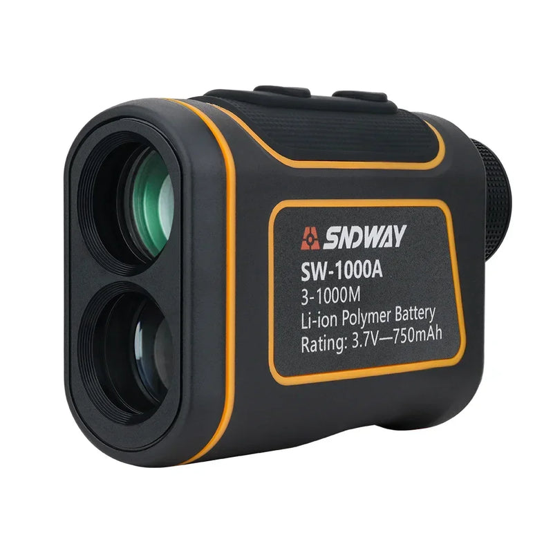 SNDWAY Telescope Laser Range Finder Digital Distance Meter Hunting Monocular Golf Rangefinder LCD Display Roulette Tape Measure