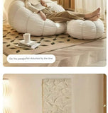 Lazy sofa, small sofa for lying down and sleeping, bedroom balcony leisure chair, cream style lazy chair, tatami chair