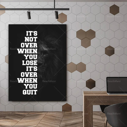 3x inspirational wall art canvas prints office decoration 3 pieces bundled mentality matters / everything starts with a dream po